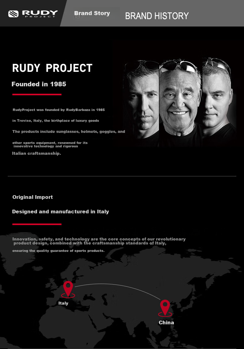 RUDY PROJECT Cycling Glasses, Windproof Sports Bicycle Sunglasses, Outdoor Sunglasses for Men And Women, SPINSHIELD 15