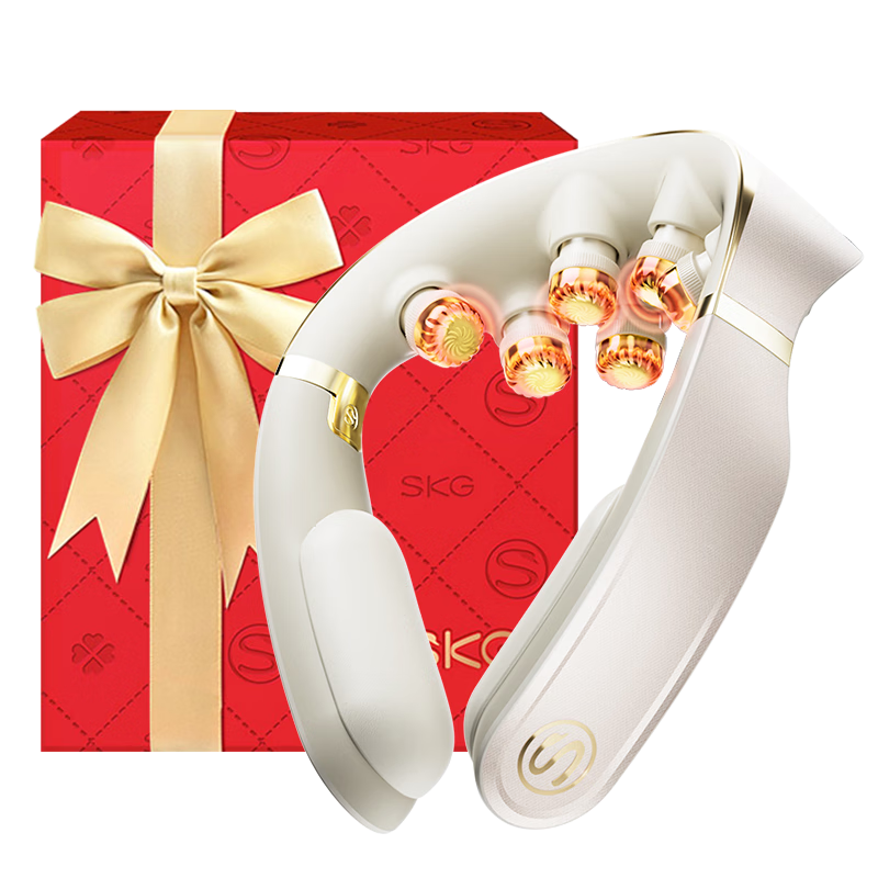 SKG [Mid-Autumn Festival Gift] Neck Massager G7Ultra [Gift Box Edition], Shoulder And Neck Massager, Titanium Pulse Heat Therapy Device for Men And Women, Practical Birthday Gift