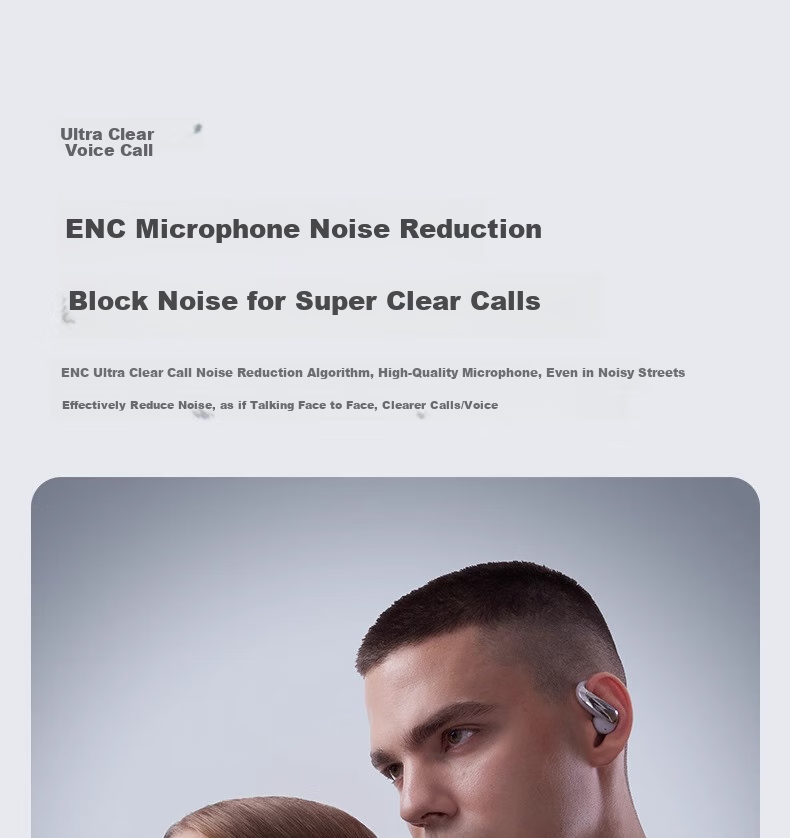 Jinyun (KINYO) [Comfort Selection | Three AI Models] Bluetooth Earphones, Over-Ear Bone Conduction Concept, Open-Style True Wireless, Call Noise Reduction, Suitable for Sports Running, Compatible with Xiaomi And Apple 24
