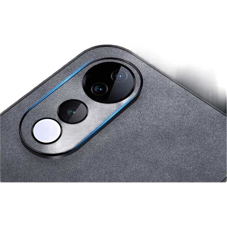 Чехол для телефона Shangsu для Vivo S19, противоударный, с полной защитой объектива, из силикона с внешним слоем из натуральной кожи ягненка, черный