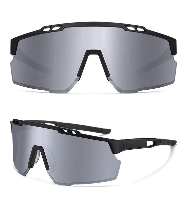 PEAK Cycling Glasses Mountaineering Goggles Windproof Sunglasses Hiking Climbing Outdoor Sports Ski Goggles Black Frame Photochromic Lens 4