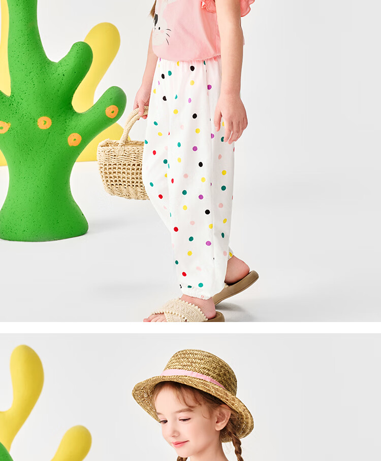 Badibadi Summer Baby Toddler Girls Cotton Short Sleeve T-Shirt and Pants Set Lightweight Breathable Doll Baby Size 90 13