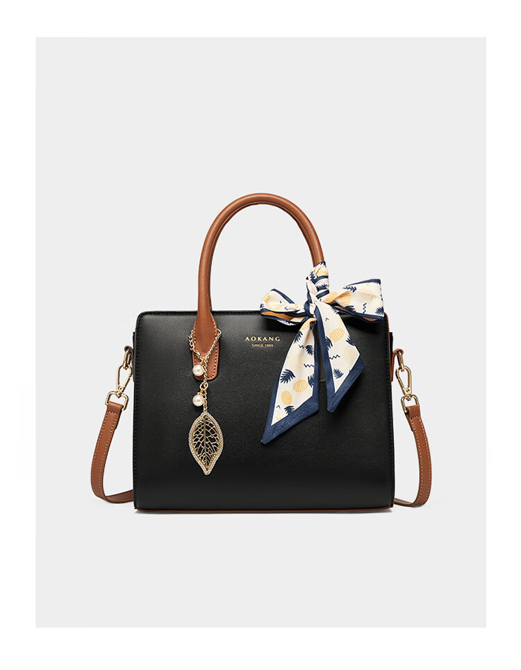 Aokang Women's Handbag, Cowhide Leather, Trendy Tote Bag, Large Capacity Crossbody Shoulder Bag, Practical Birthday And 520 Gift for Girlfriend Or Wife 7