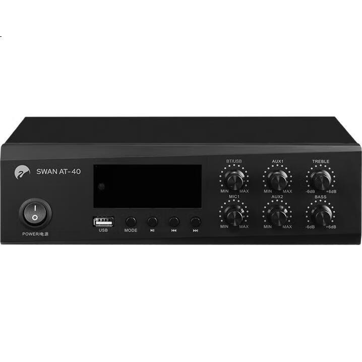 HiVi AT-40A Усилитель для потолочных акустических систем, 65 Вт, Bluetooth, USB