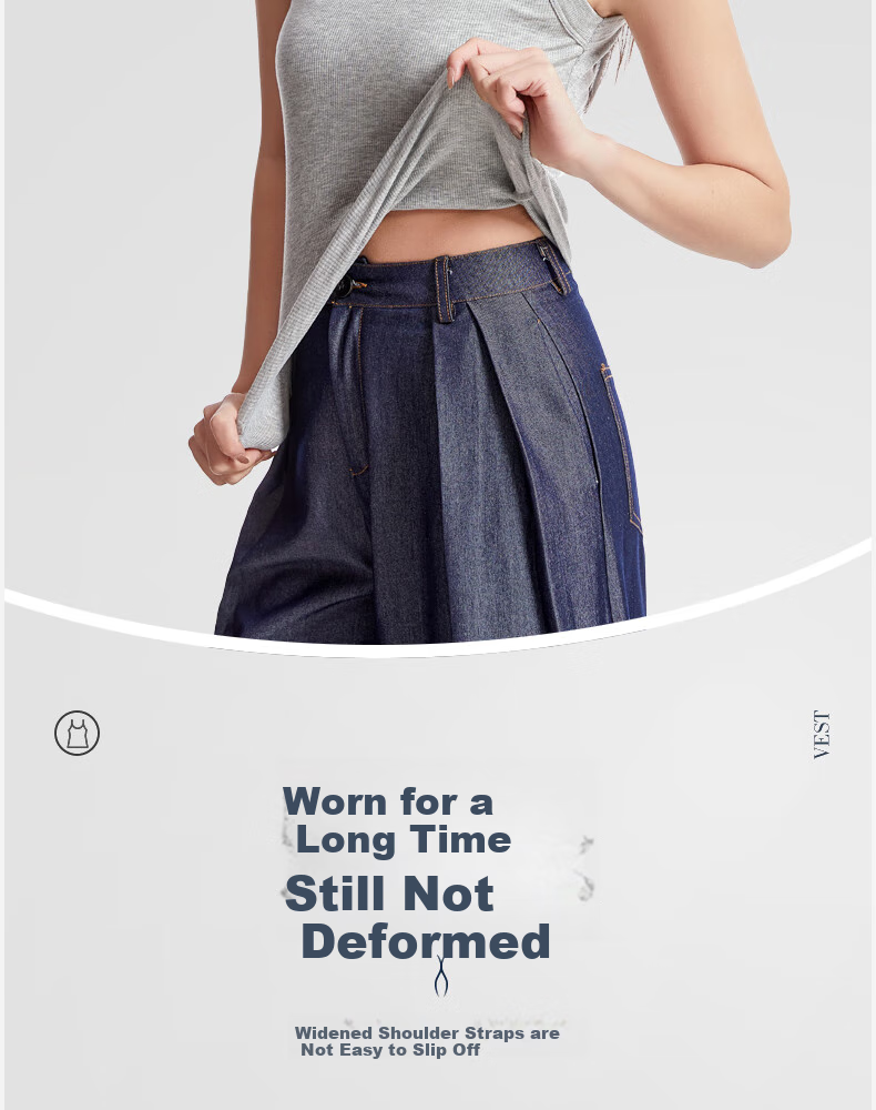 MiiOW Camisole Tank Top for Women, Spring And Summer Undershirt, Casual Versatile Inner Wear Vest for Women, Can Be Worn As Outerwear for A Stylish Look 8
