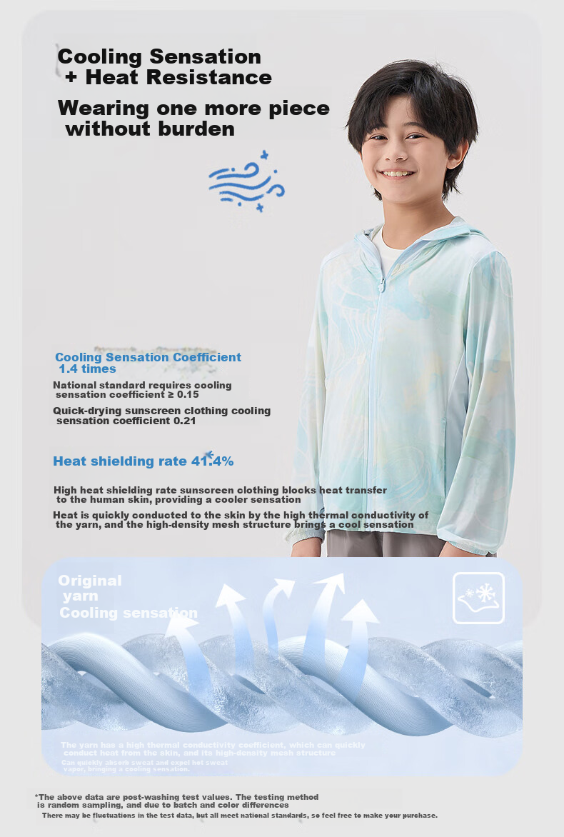 HeyBetter Children's Sun Protection Clothing, Ultra-Light, Glossy, UV-Resistant UPF50+, Full Print, Pink, Size 140 4