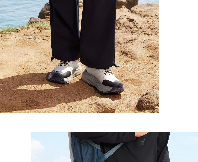 PEAK Summer Men's Water-Repellent Breathable Sports Casual Commuter Pants Sun-Protective Outdoor Paratrooper Pants Women DF361081 25