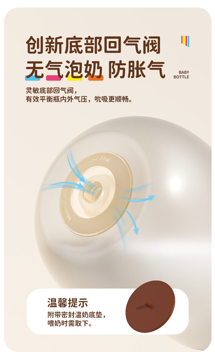 Beingmate Newborn Anti-Colic Glass Baby Bottle 0-3-6 Months Eccentric Weaning Nipple Imitating Breast Milk for Premature Infants 1