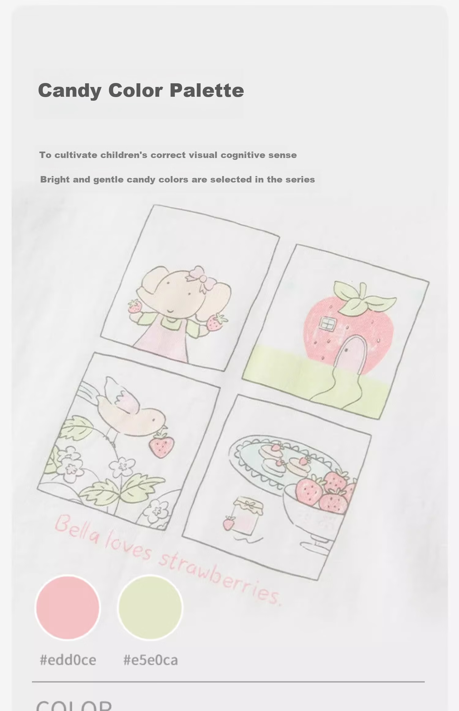 DAVE & BELLA [Picture Book Series] Girls' Shorts Set, Stylish Summer Outfit, Short-Sleeve T-Shirt, Baby Pants 7