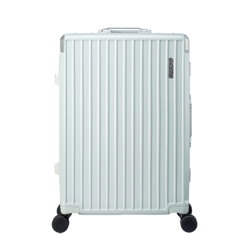 AMERICAN TOURISTER Luggage, 24-Inch Trolley Suitcase, Large Capacity Travel Case, Aluminum Frame Password Lock, Celebrity Style, NN9 Mint Gree