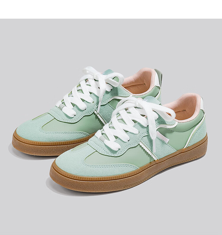 Huili Official Women's Shoes, Dexun Shoes for Women, 2026 Summer Soft-Soled Shoes, Versatile Sports Sneakers for Women, Green, Size 37 14
