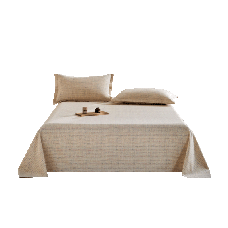 Hodo Coarse Cloth Pillowcase Pair Summer Home Double Pillowcases Student Dormitory Pillowcases 48x74cm Coffee Color