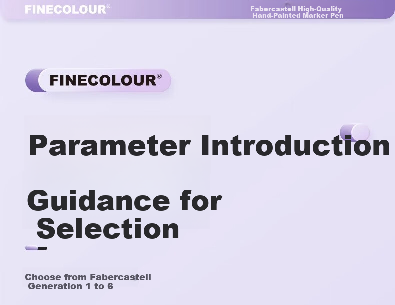 FINECOLOUR 3rd Generation Alcohol-Based Dual-Tip Markers, 48 Colors, Transparent Pen Case Set, Art Sketching Watercolor Pens, Art Education Drawing Pens 9