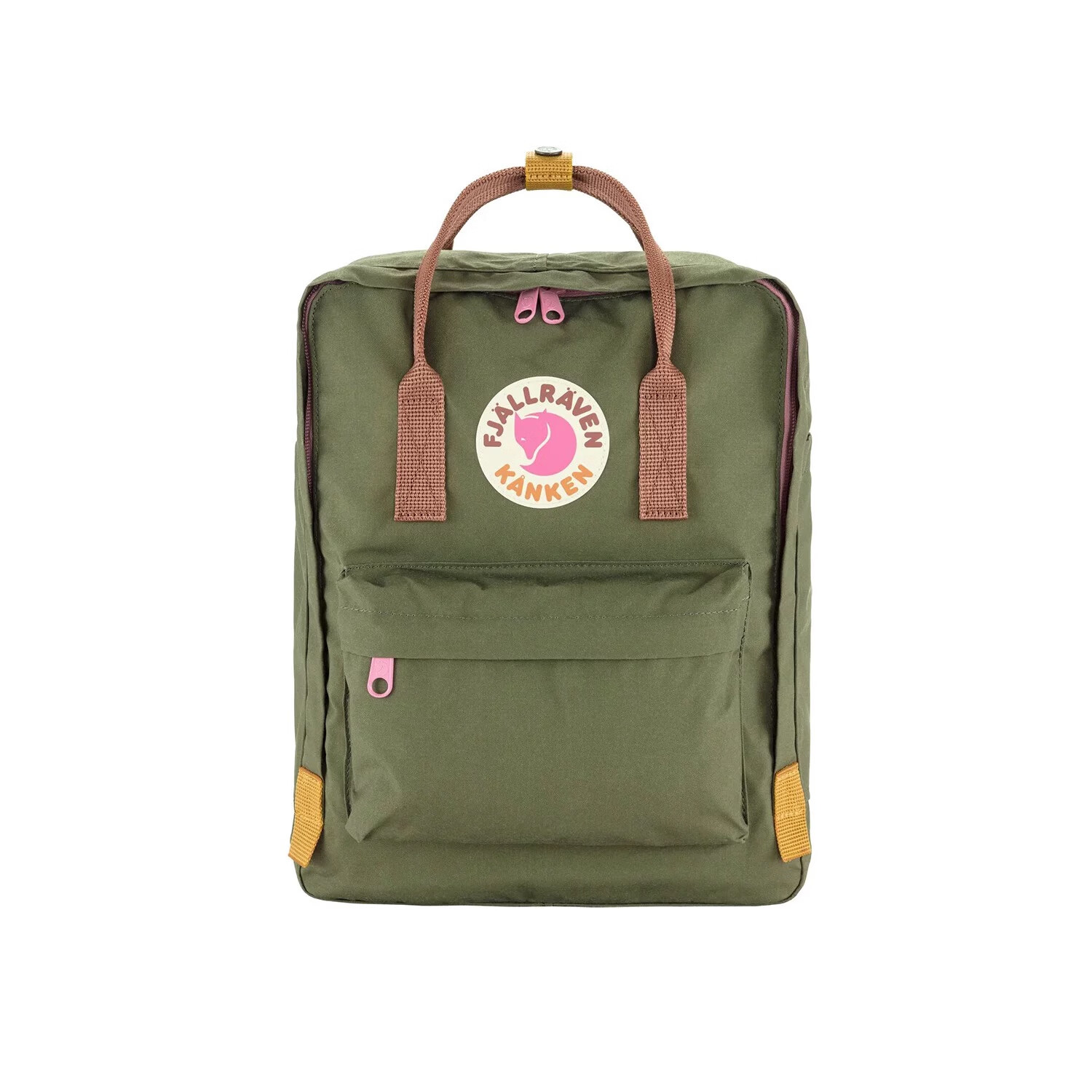 FJALLRAVEN Kanken Backpack Women Large Capacity Men Sports Bag 23200334-620-228 Green/Khaki