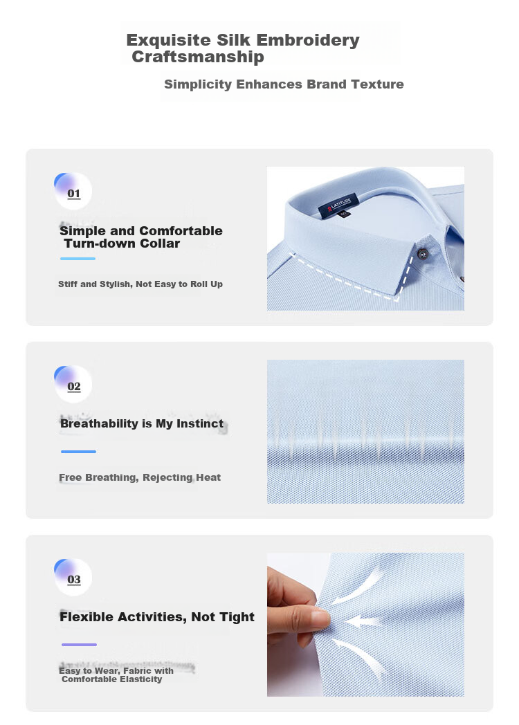 MONTAGUT Summer Men's Business Short-Sleeve Polo Shirt with Collar, Silk-Blend Cool-Feel T-Shirt, Breathable, White, 3XL/56 2