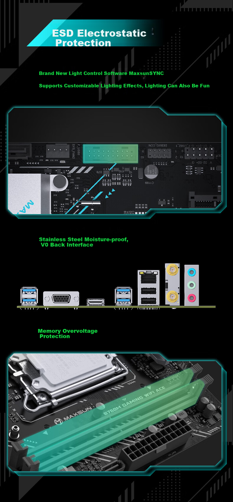 MAXSUN MS-Challenger B860M 2.5G DDR5 CPU 245K/265KF (Intel B860/LGA 1851) 9