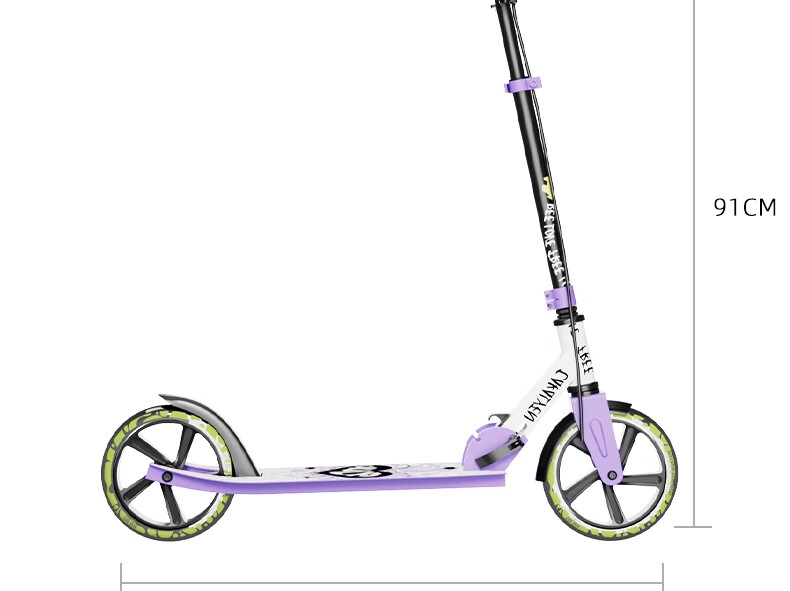 Cakalyen Kids and Teens Scooter, 2-Wheel Kick Scooter for Ages 6-16, Boys and Girls Commuter Scooter 2