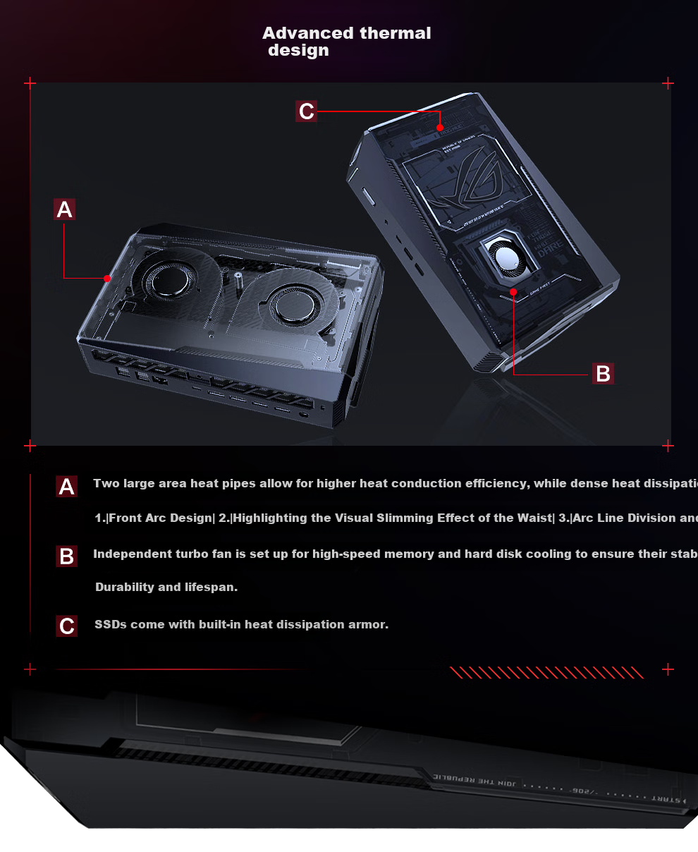 ROG NUC 2025 Gaming Mini PC Dedicated Graphics High-Performance AI Desktop (Ultra 9-275HX 32GB 1TB RTX5070TI) 18