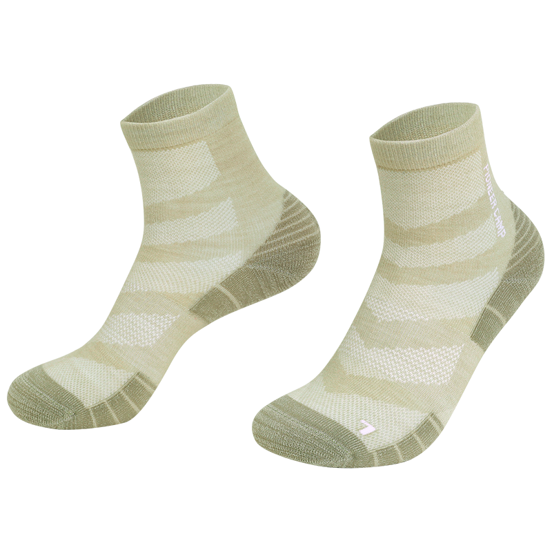 Toread Outdoor Men's Merino Wool Antibacterial Odor-Resistant Breathable Moisture-Wicking Mid-Calf Hiking Sports Socks