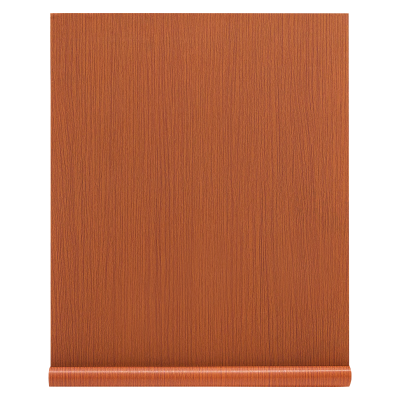 Oumai Wood Grain Self-Adhesive Wallpaper Sticker Furniture Desk Cabinet Door Renovation Film Teak 3m