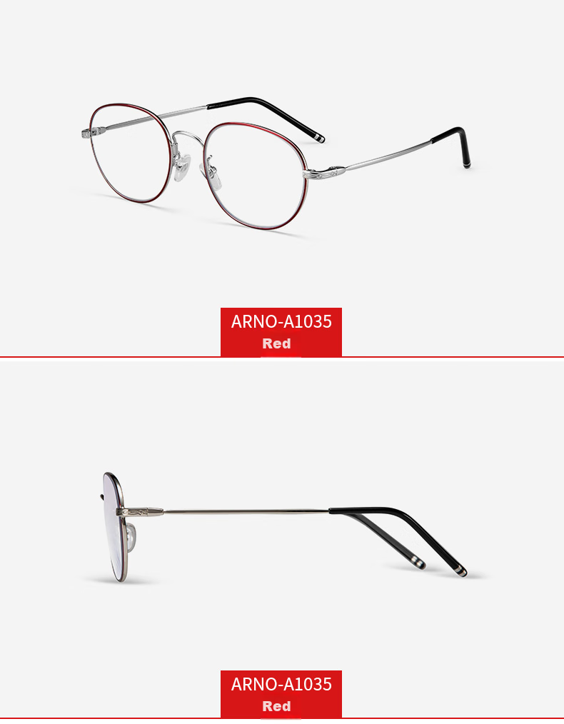 ARNO FOCUS ON YOUR EYES Reading Glasses for Women, Anti-Blue Light, Fashionable Ultra-Light High-Definition Elegant Full-Frame Presbyopic Glasses A1035 300 Degrees 6