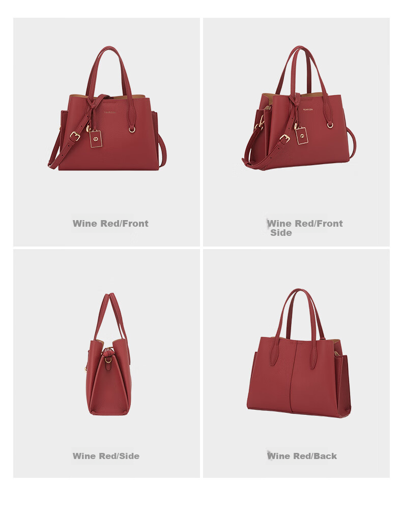 Yierkang Gift Box Genuine Leather Large Capacity Tote Bag Crossbody Shoulder Bag for Mom, Women's Handbag 2026 Model 8