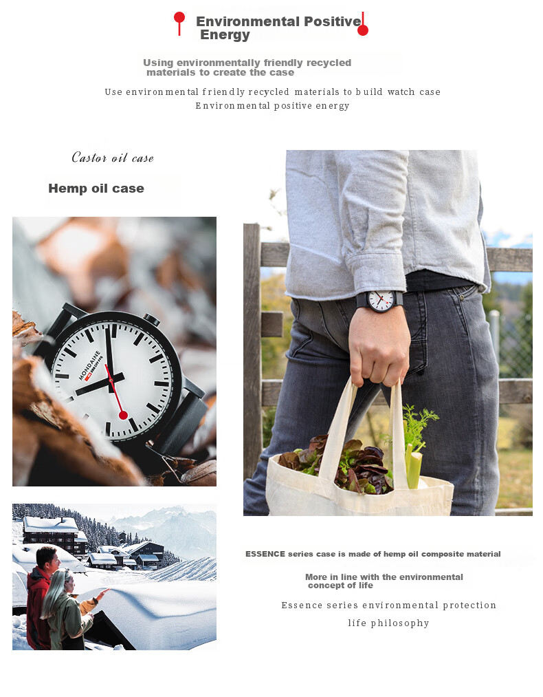 Mondaine Swiss Imported Genuine Quartz Casual Men's Watch, Qixi Festival And Father's Day Gift, MS1.41110.RB 3