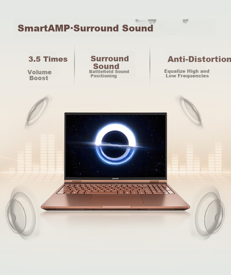 Colorful iGame M16 14th Gen Core i7 16-inch Lightweight Gaming Laptop (i7-14650HX, 16GB RAM, 1TB SSD, RTX 5060, 180Hz) Moroccan Brown 7