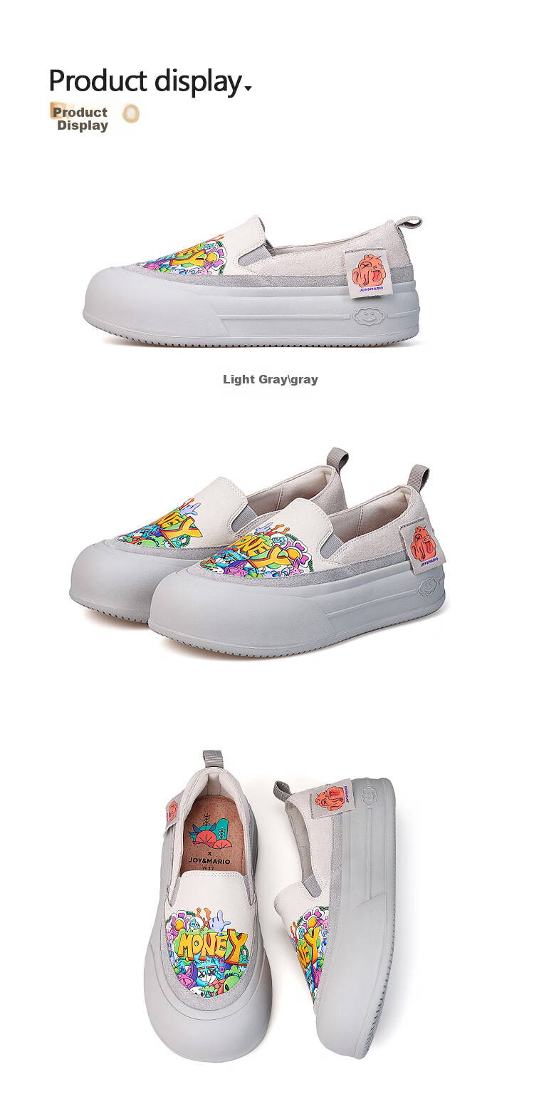 J&M Platform Shoes for Women, Loafers, Autumn Thick-Soled Slip-Ons, Versatile Casual Chunky Shoes, Camel Color, Size 37 9