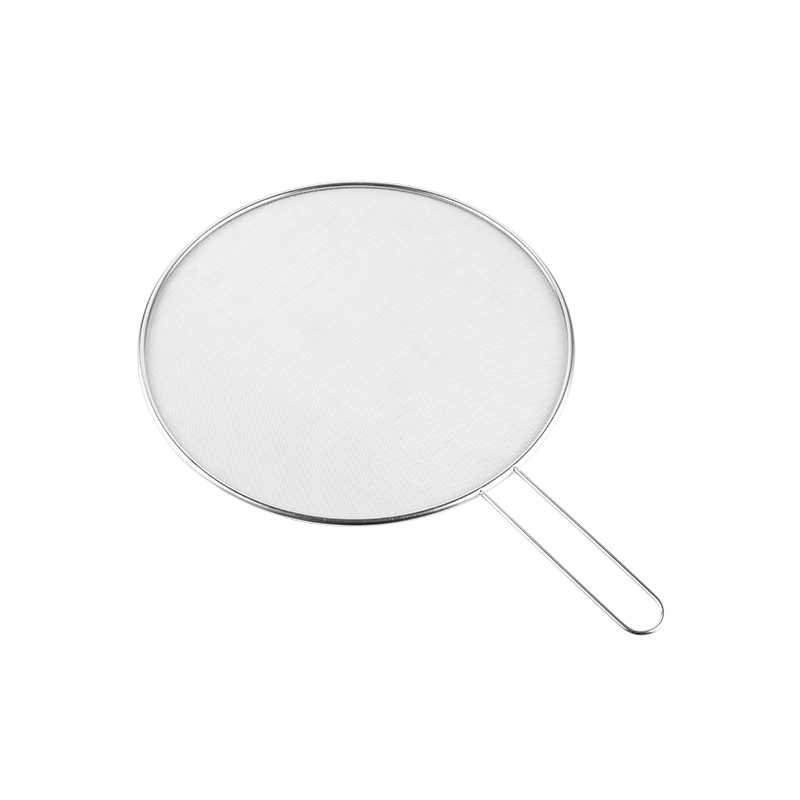BJ 304 Stainless Steel Oil Splash Guard Cover, Cooking Anti-Splatter Device, Deep-Frying Oil Shield, Oil-Proof Cover Net