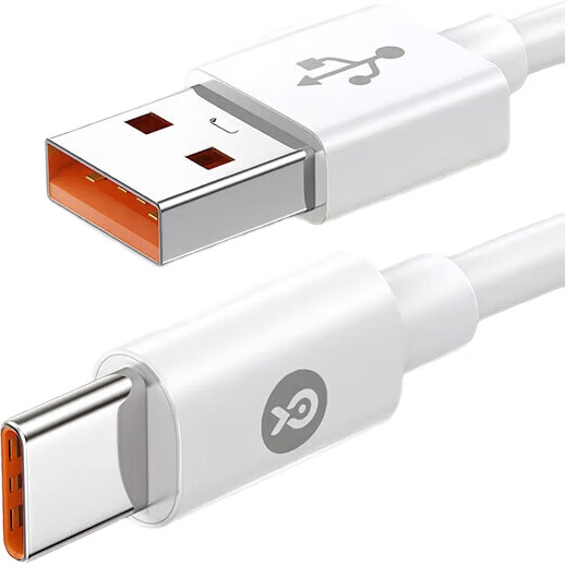 Кабель BIAZE Type-C, 2 шт., 1.2 м, 100W, 6A, белый