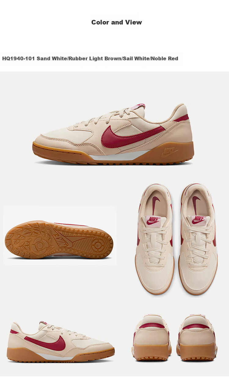 NIKE Women's Casual Shoes, NIKE TERRA MANTA Sneakers, HQ1940-101, Pink-Brown, Size 37.5 4