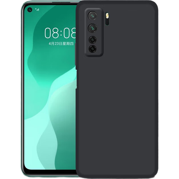Чехол для телефона HotFire для HUAWEI Nova 7 SE, Huawei Nova 7 SE 5G, противоударный, матовый, прозрачный, черный