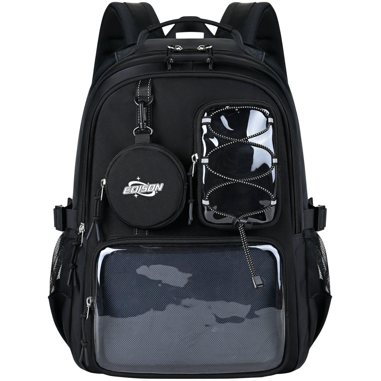 Edison Middle School Backpack High School DIY Anime Cute Pain Relief High-Value Ins Style Ergonomic Backpack W50-1
