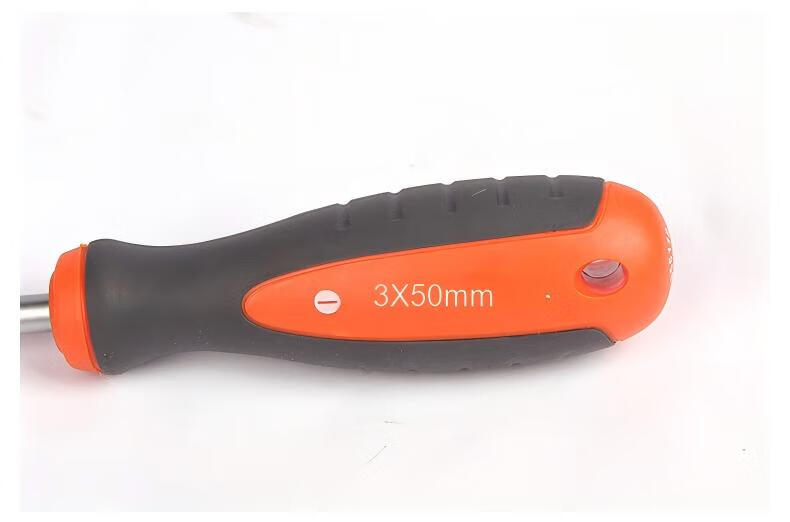 Gangdun SHEFFIELD S056101, Double-Color Handle Flathead Screwdriver, 3×50mm 2