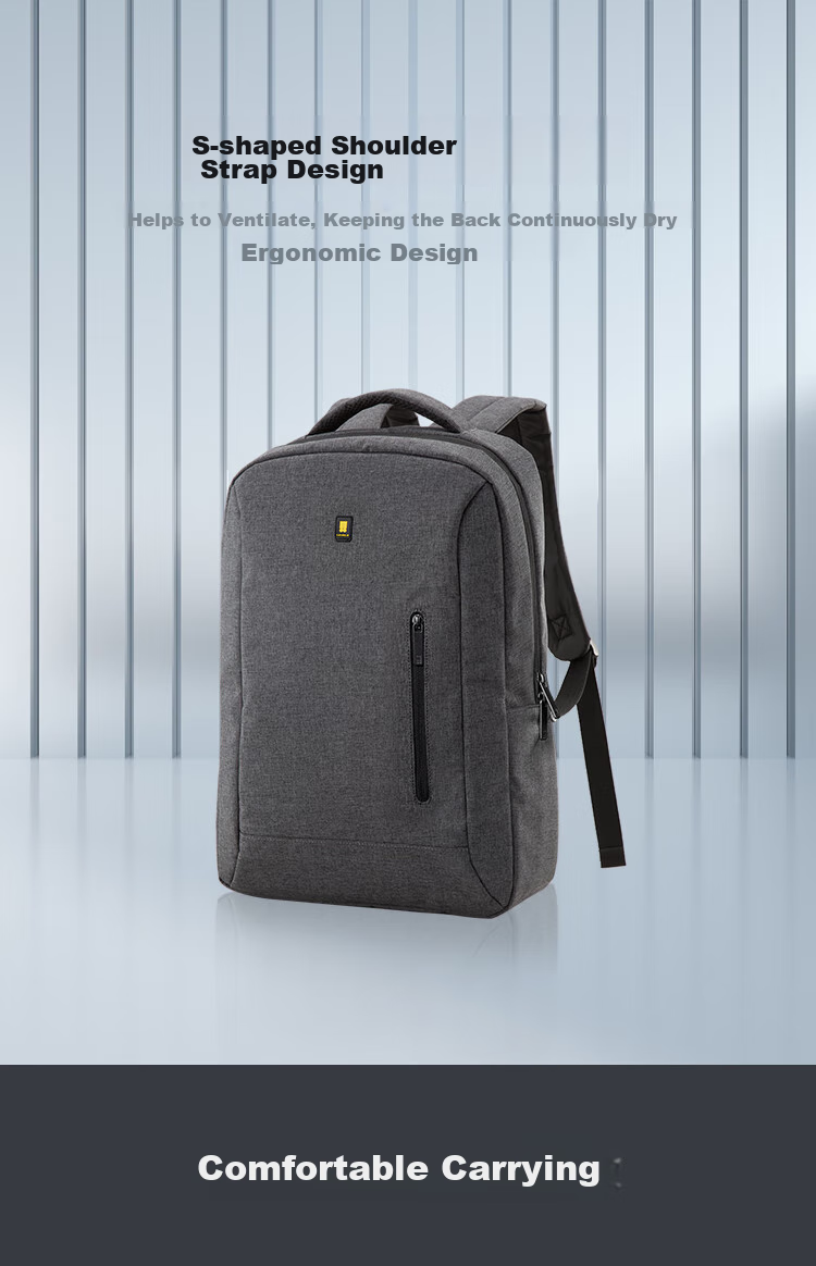 LEVEL8 Business Casual Backpack, 15.6-Inch Large Capacity Laptop Bag for Men, School Bag LA-1850 1