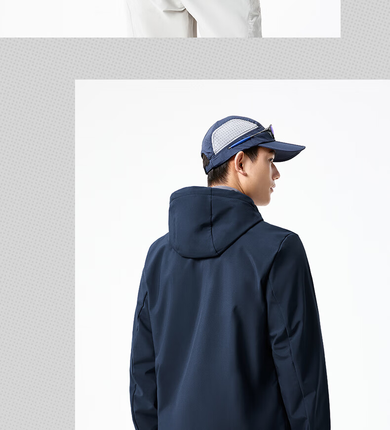 361° Men's Autumn Winter New Three-Protection Fleece-Lined Sports Casual Jacket Windbreaker Fleece Coat 652544605D-3 7
