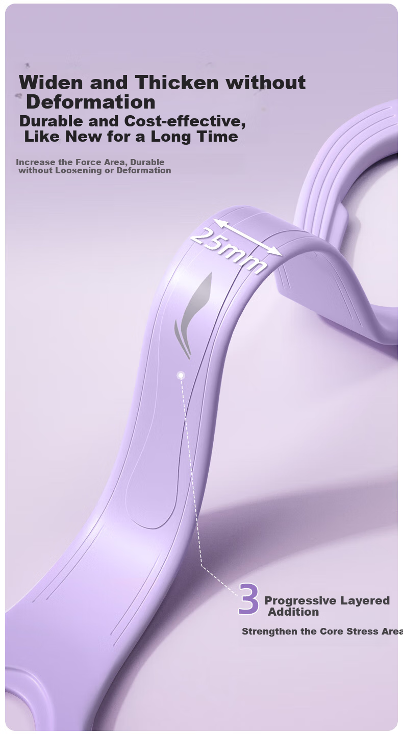 Li-Ning 8-Shaped Pull-Up Rope, Back Opener, Eight-Character Elastic Band, Stretching Band for Back Strength Training, Home Exercise Equipment for Wome 8