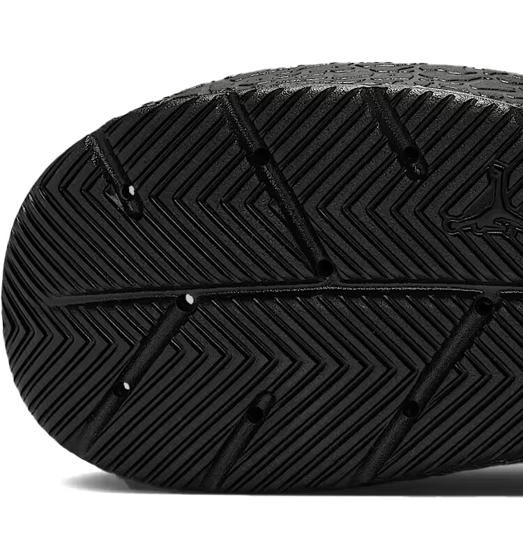 Jordan Men's Sandals Hollow Drainage Soft Elastic Odor-Resistant Sports Shoes HQ2163-001 Black Size 44 3
