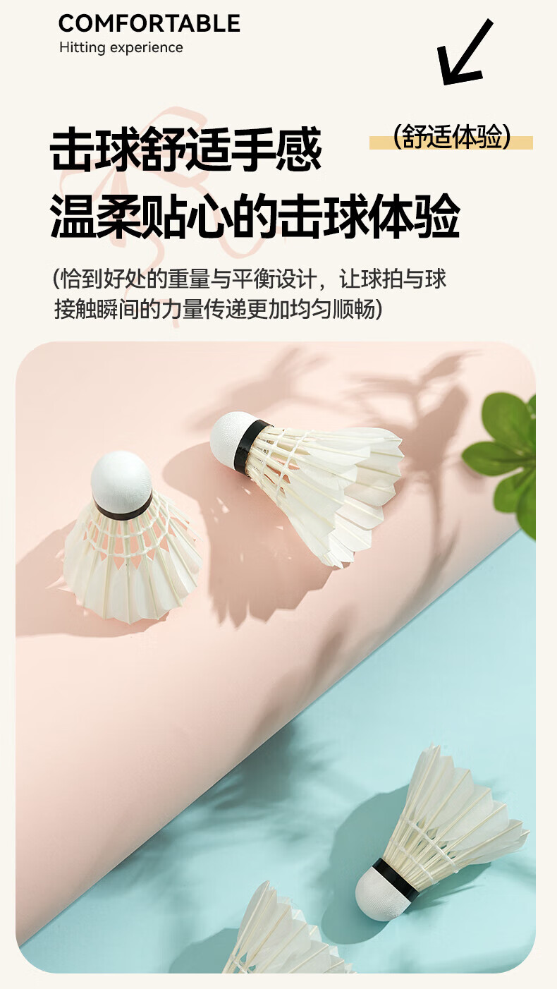 Kawasaki Badminton Shuttlecocks, Durable And Stable for Competition And Training, Goose Feather, Princess in Flight, Size 6, Pack of 12 9