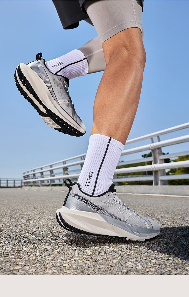 ERKE Running Shoes, Men's Sneakers, Soft Cushioning, Shock-Absorbing, Men's Style Running Shoes, Non-Slip, Wear-Resistant, for Running 10