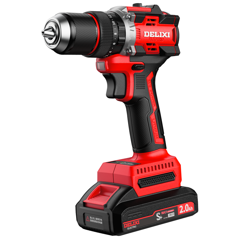 Delixi Electric Hand Drill DLX-642 21V Cordless Lithium Battery Electric Screwdriver Home Double Battery Tool Set