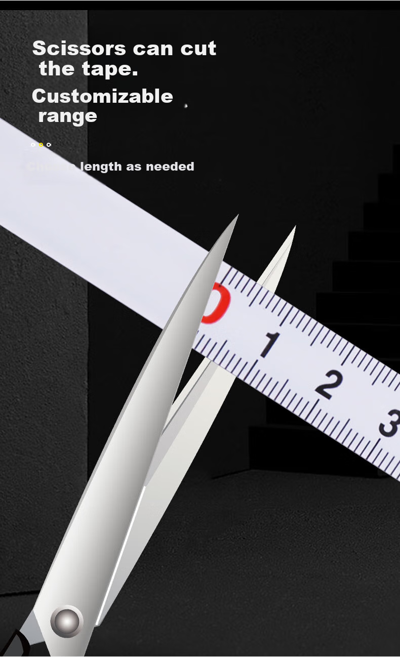 SYNTEK Self-Adhesive Scale Ruler Sticker, Waterproof Metal Adhesive Ruler, Table Saw Iron Ruler, Half Meter Marking, 2 Meters Long 7
