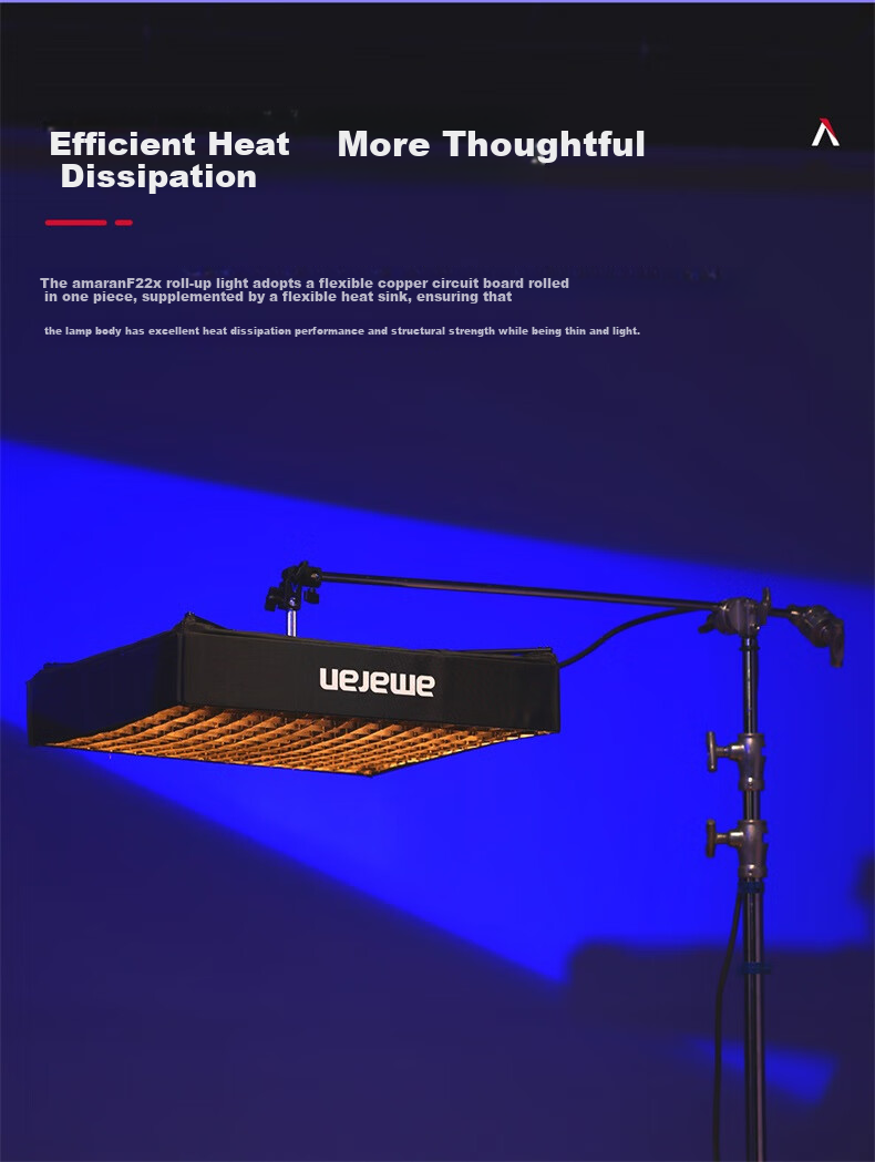 Aputure F22c Roll-Up Light, Live Streaming Fill Light, Photography And Videography Outdoor Studio Light, Professional Photography Light, Flexible Foldable Full-Color Fill Light 11