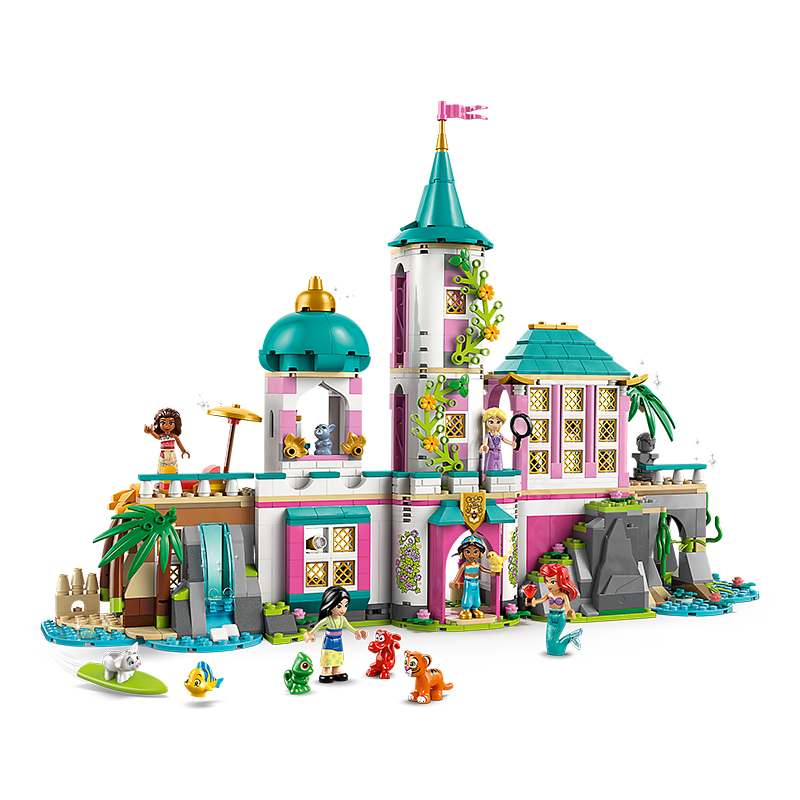 LEGO Disney 43267 Princess Castle And Royal Pet Building Set for Boys And Girls, Children's Toy Birthday Gift Decoratio