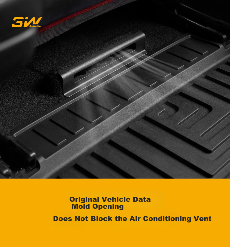 3W Suitable for BYD Dolphin All-TPE Car Floor Mats, Eco-Friendly Odorless, Customized for Electric New Energy Vehicles 5