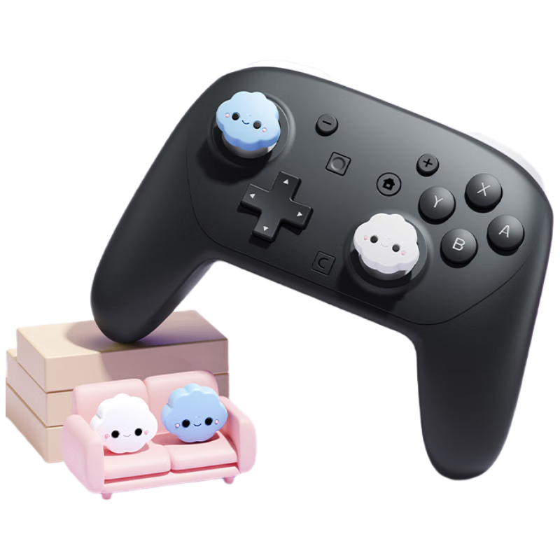 Jemdo Compatible Joy-Con Controller Silicone Protective Covers for Nintendo Switch, Anti-Slip, Wear-Resistant, Sweat-Proof, for Nintendo Switch 2nd Generation Pro Gaming Console Accessories, Set of 4 Creative Peripherals