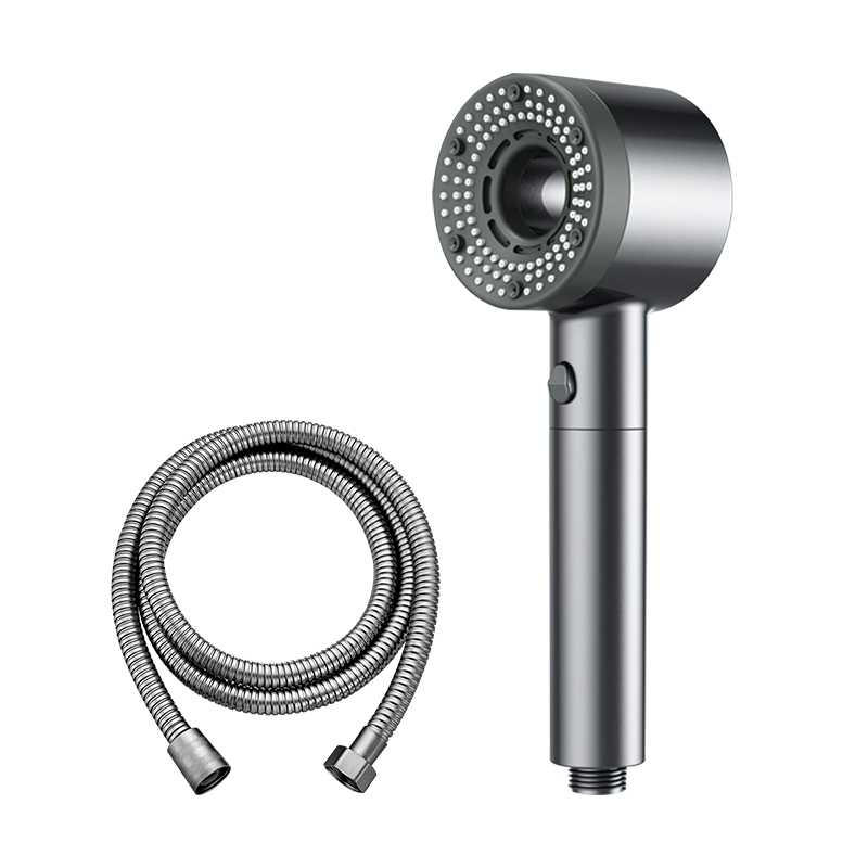 HOMK [Germany] Pressurized Shower Head Filter Set, Bathroom Shower Head Two-Piece Set Y998