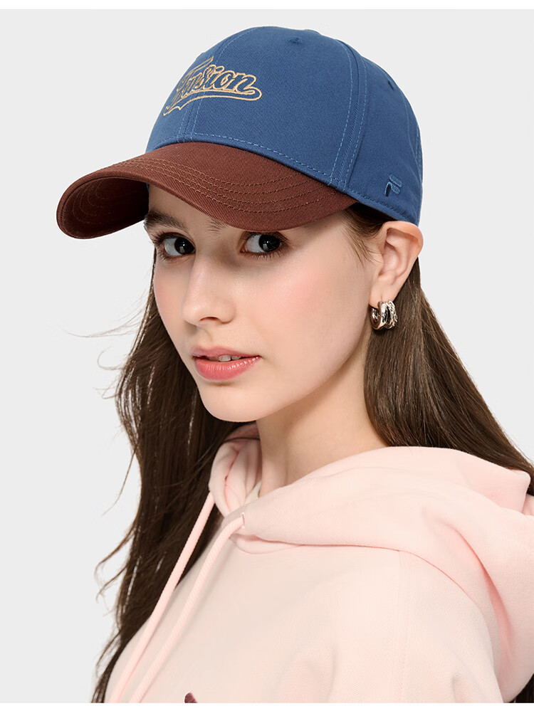 FILAFUSION FILA Trendy Couple's Colorblock Baseball Cap Autumn Sunshade Sports Hat 11