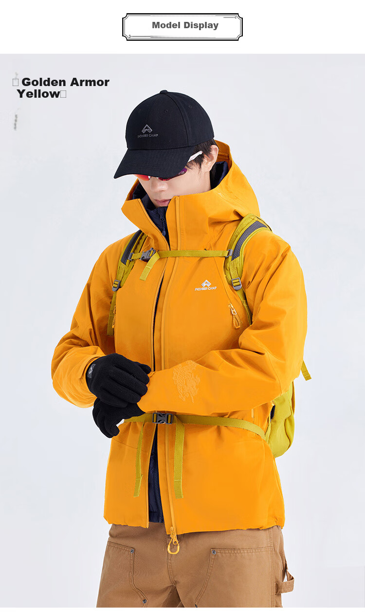 Pioneer Camp Lin Xinyue Same Style Jinyiwei Thousand-House Windbreaker for Men, Spring And Summer Outdoor Waterproof And Windproof High-Altitude Hiking Mountaineering Jacket 3